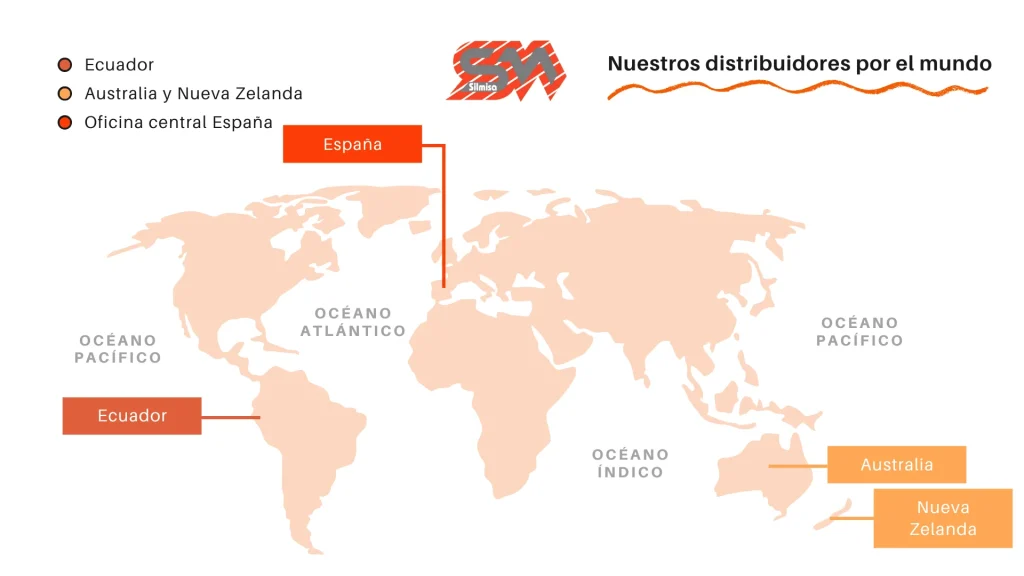 distribuidores por el mundo