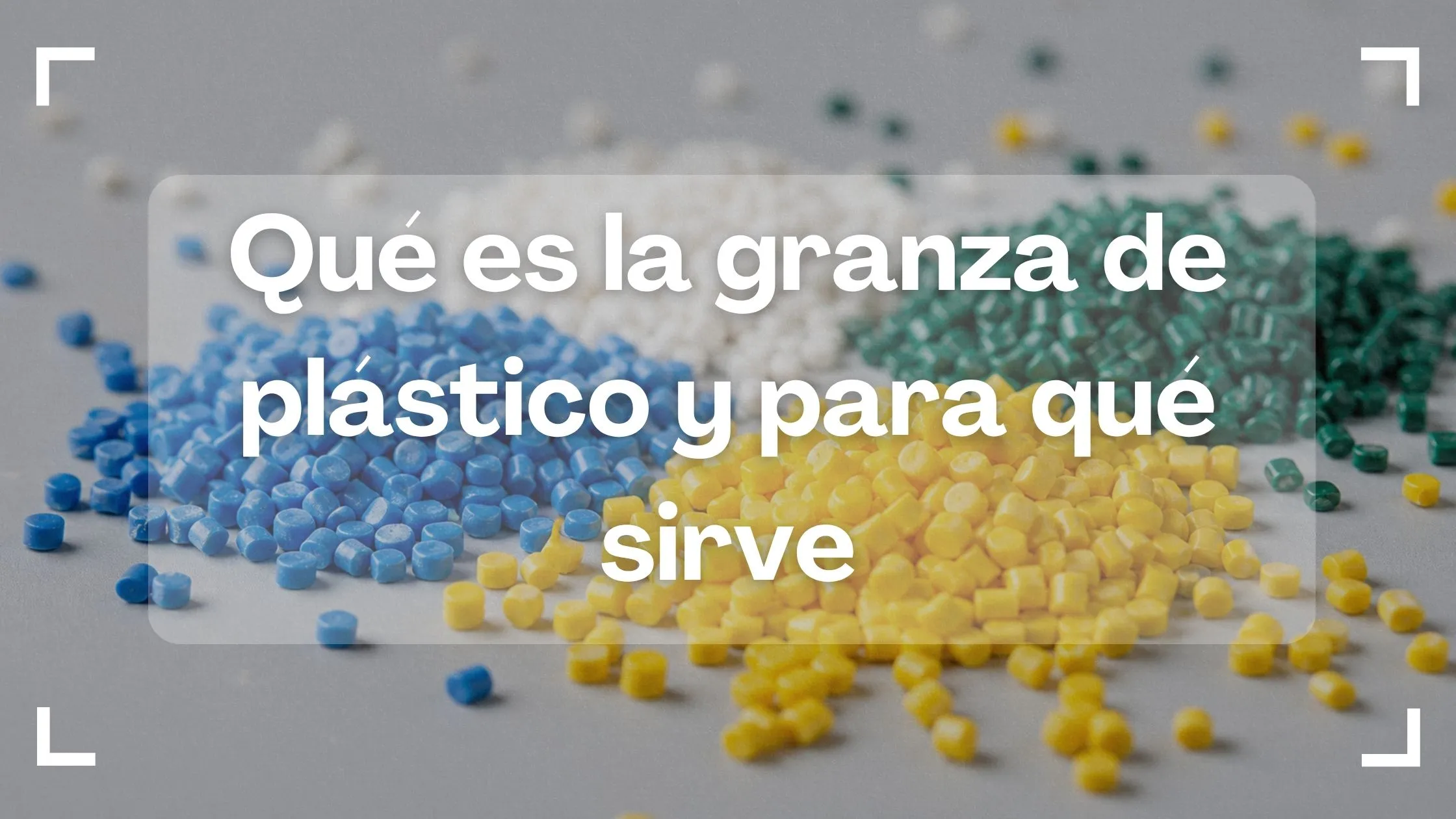 granza de plástico